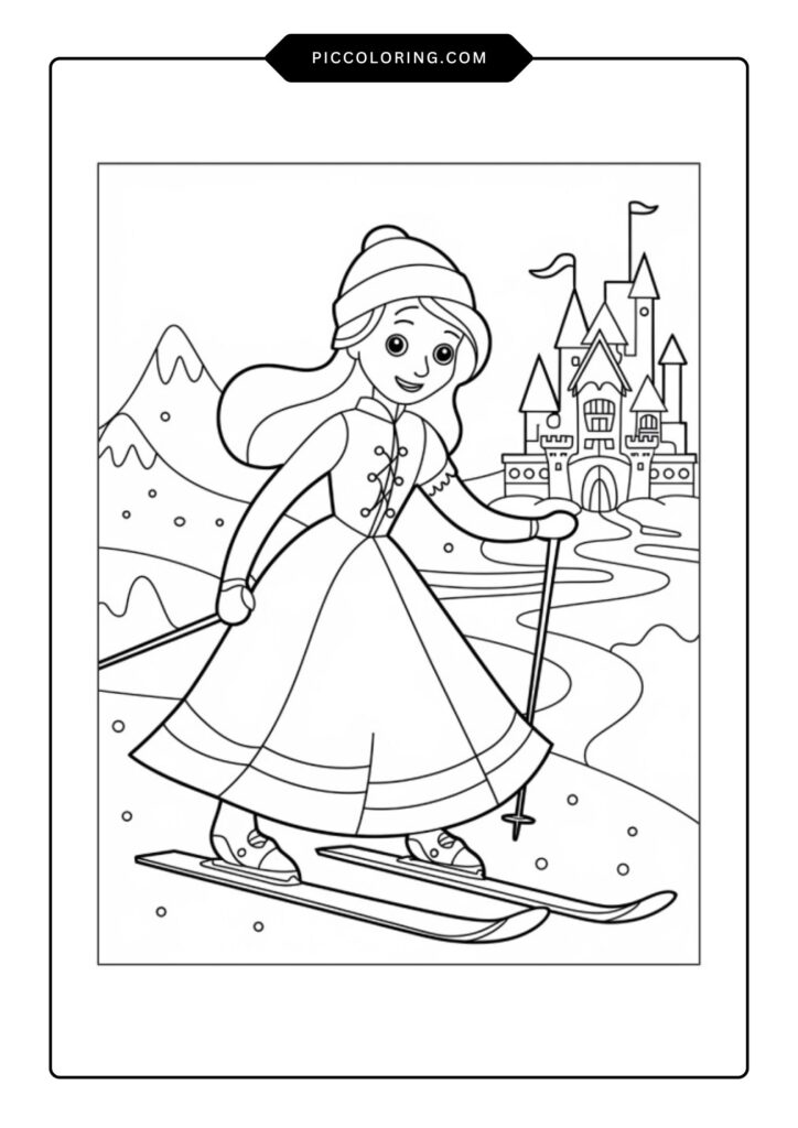 Princess Coloring Pages 