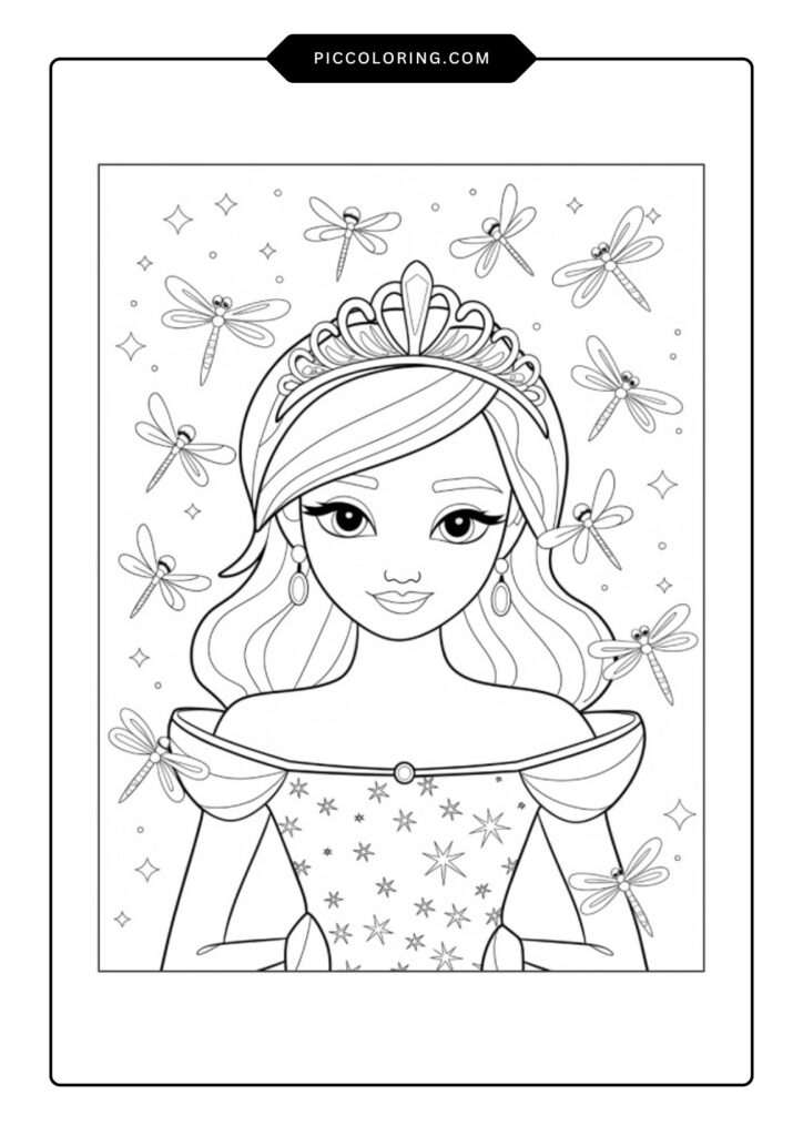 Princess Coloring Pages 