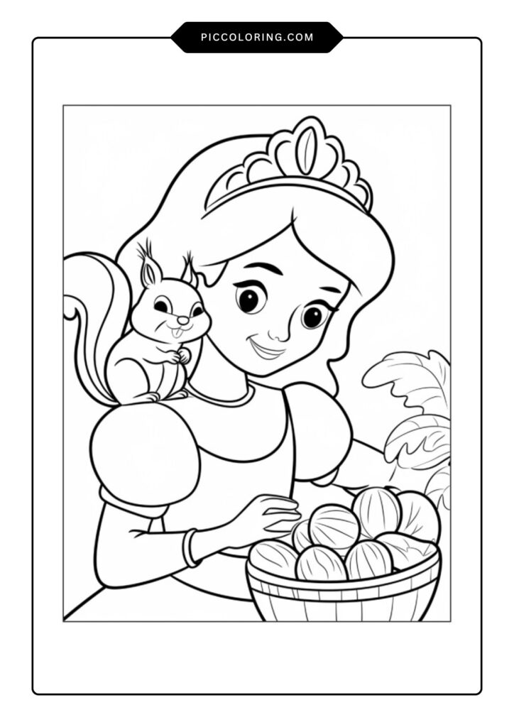 Princess Coloring Pages 