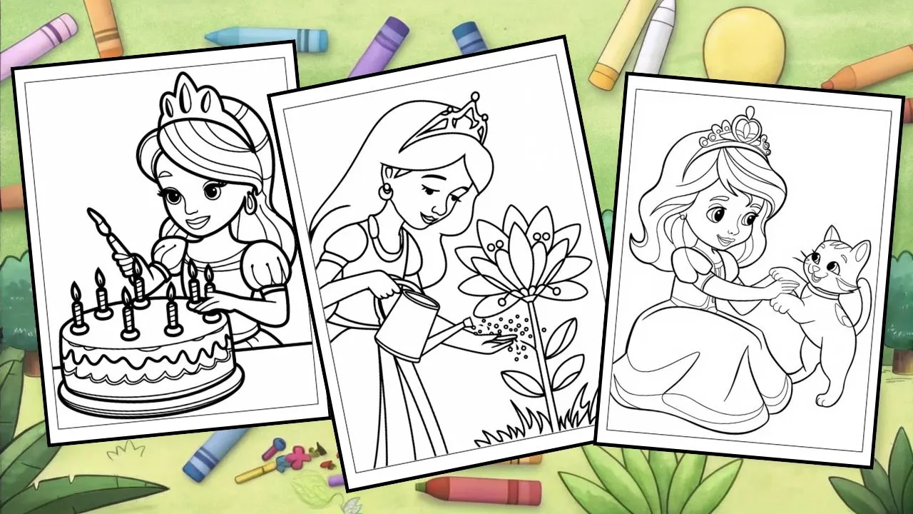 Princess Coloring Pages